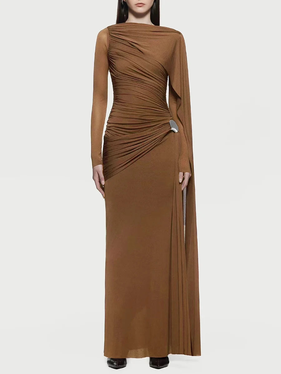 Spliced Folds Dresses