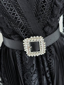 Hollow Out Spliced Lace  Dresses