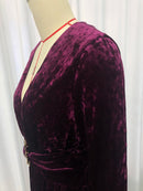 Solid Spliced Folds Dresses