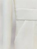 Hollow Out Spliced Bead Minimalist Jumpsuit