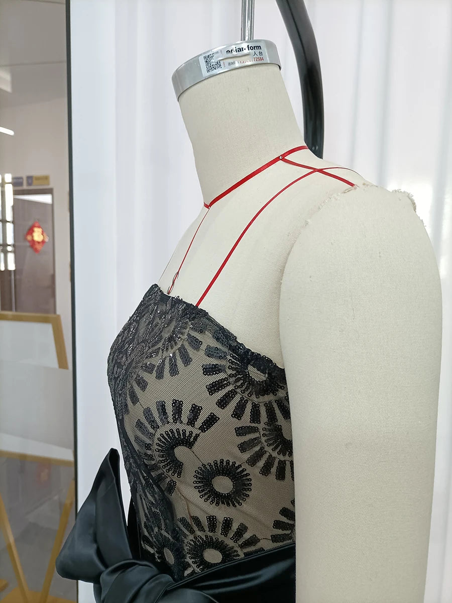 Spliced Sequins Dresses