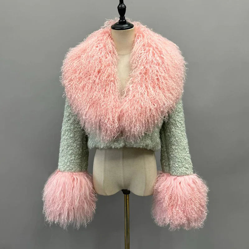 Green Pink / S Coat Bust 96cm