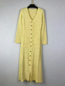 Sleeves Patchwork Pockets Basics Dresses