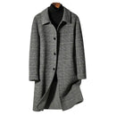 Men’s Plaid Overcoat