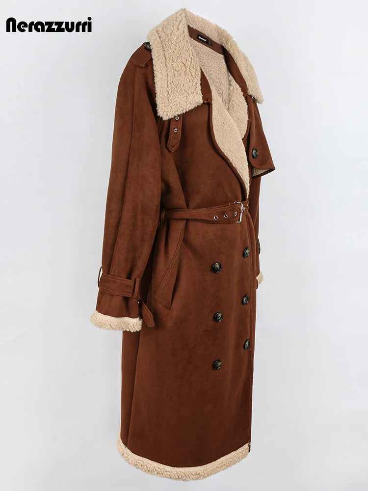 Long Brown Loose Coat