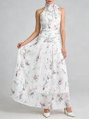 Bowknot Long Dress for Women