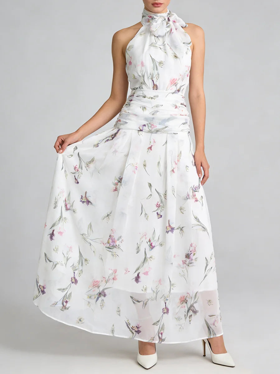 Bowknot Long Dress for Women