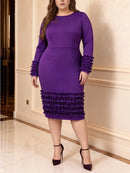 Plus Size Purple Dress