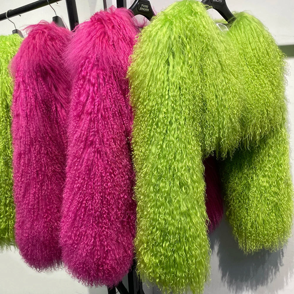 Plus Size Shaggy Coat