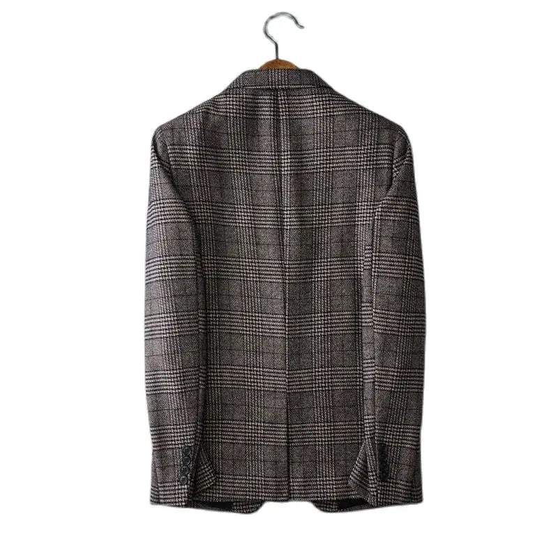 Men’s Plaid Blazer