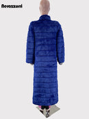 Blue Striped Overcoat