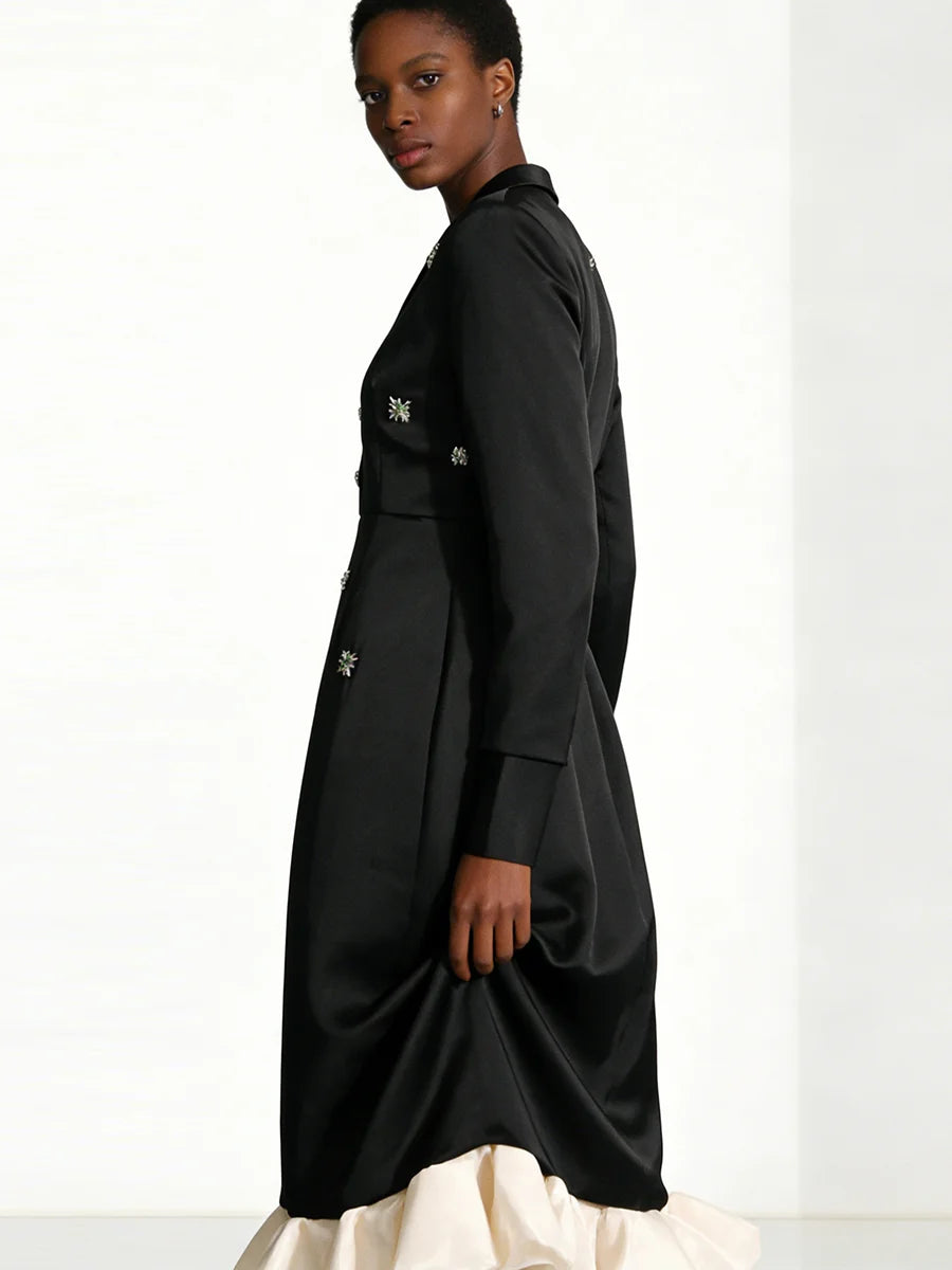 Hit Color Spliced Diamonds Dresses