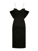 Spliced Bowknot Fashion Dresses