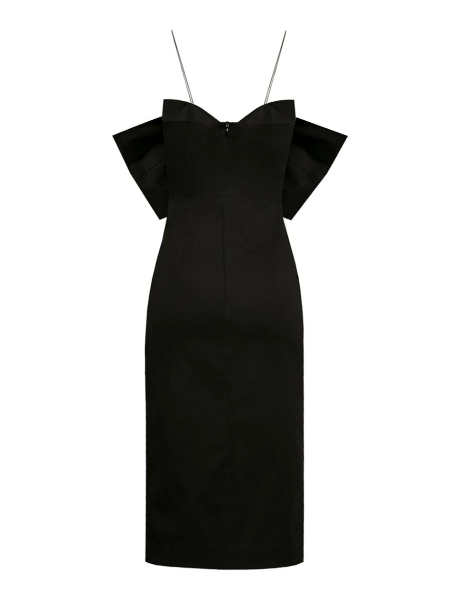 Spliced Bowknot Fashion Dresses