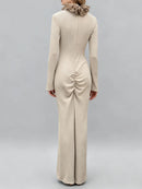 Spliced Fungus Folds Dresses