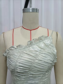 Spliced Folds Dresses