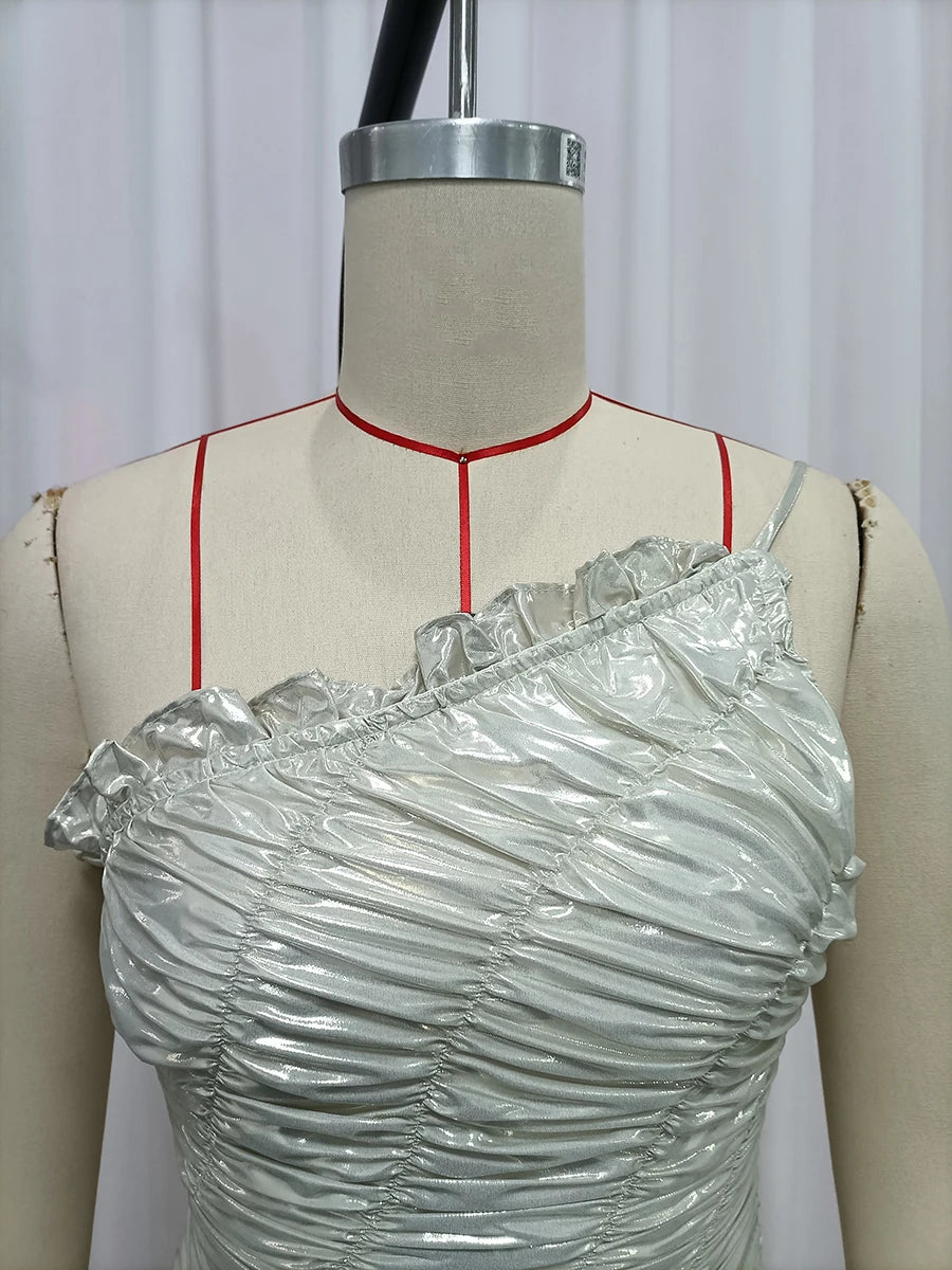 Spliced Folds Dresses