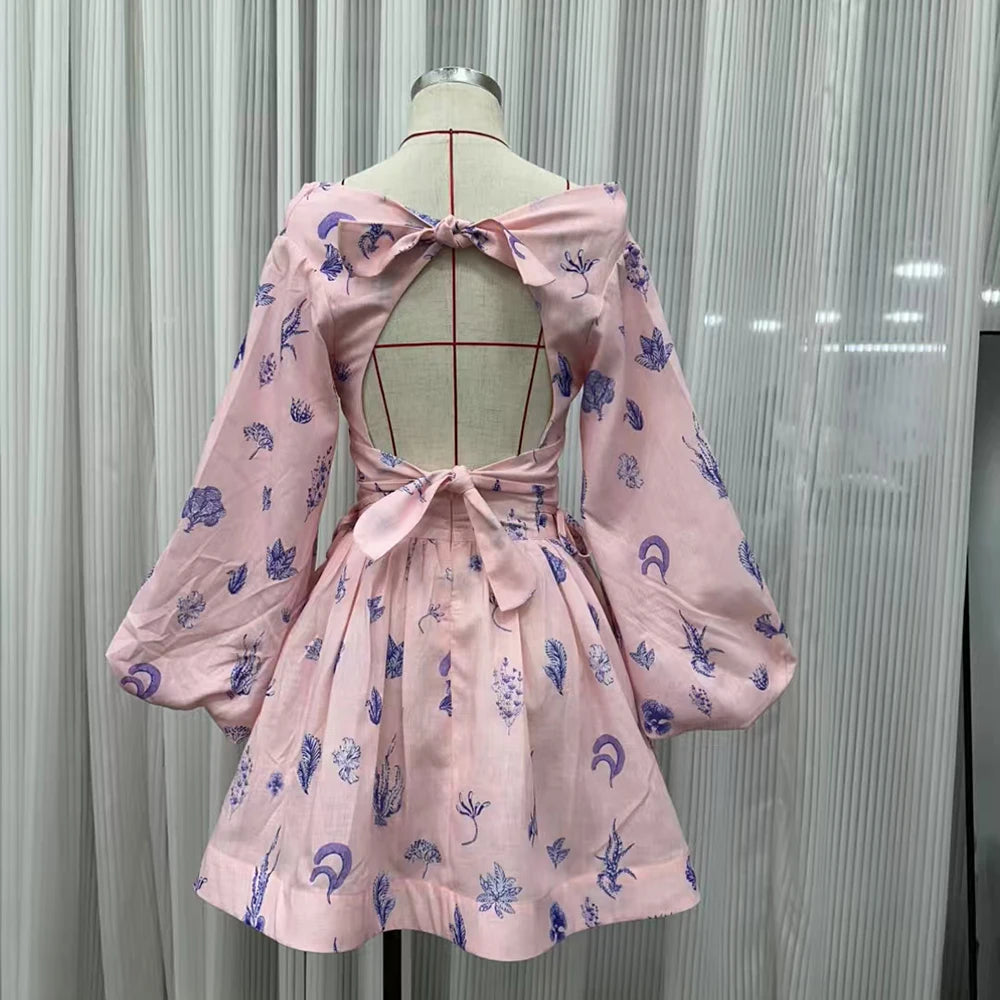 Two Piece Slash Neck Dress Set