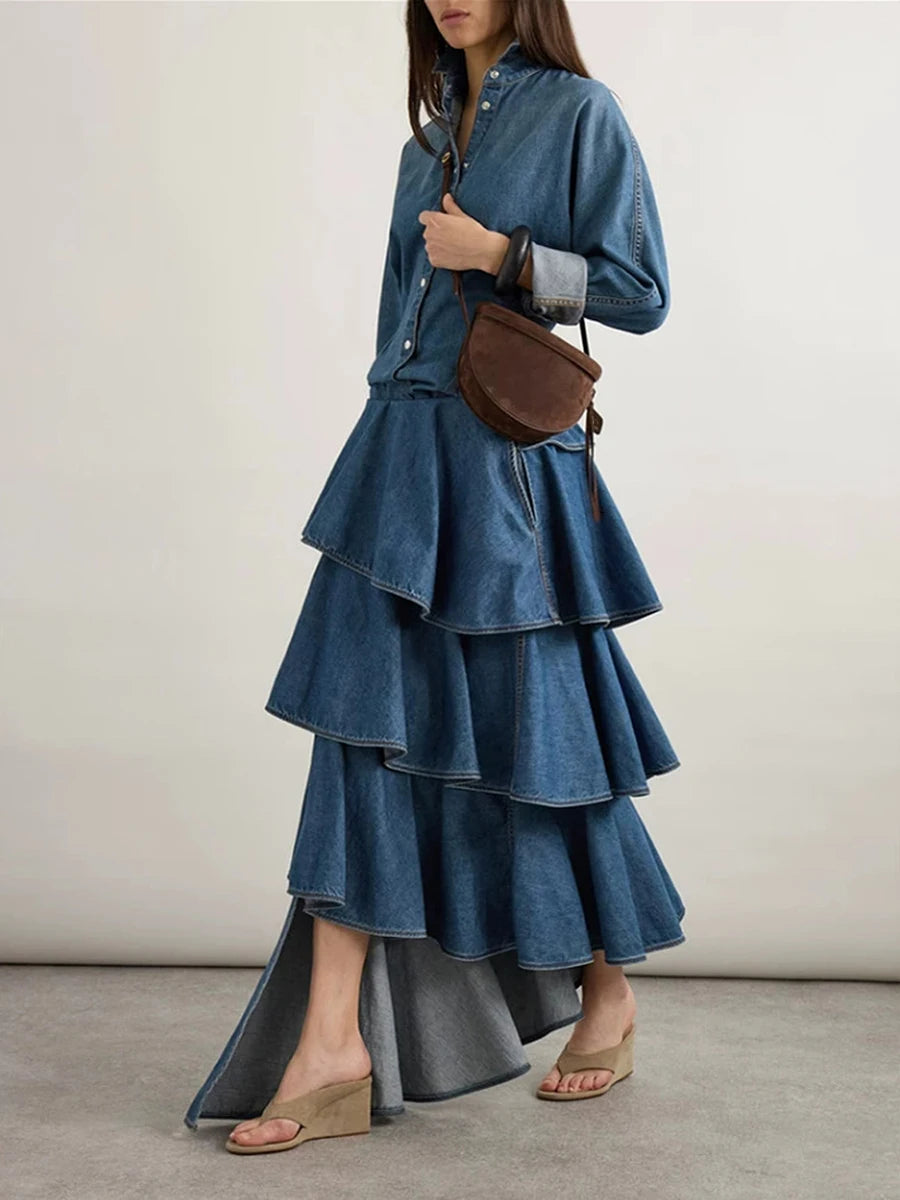 Cowboy Two Piece Dress Sets