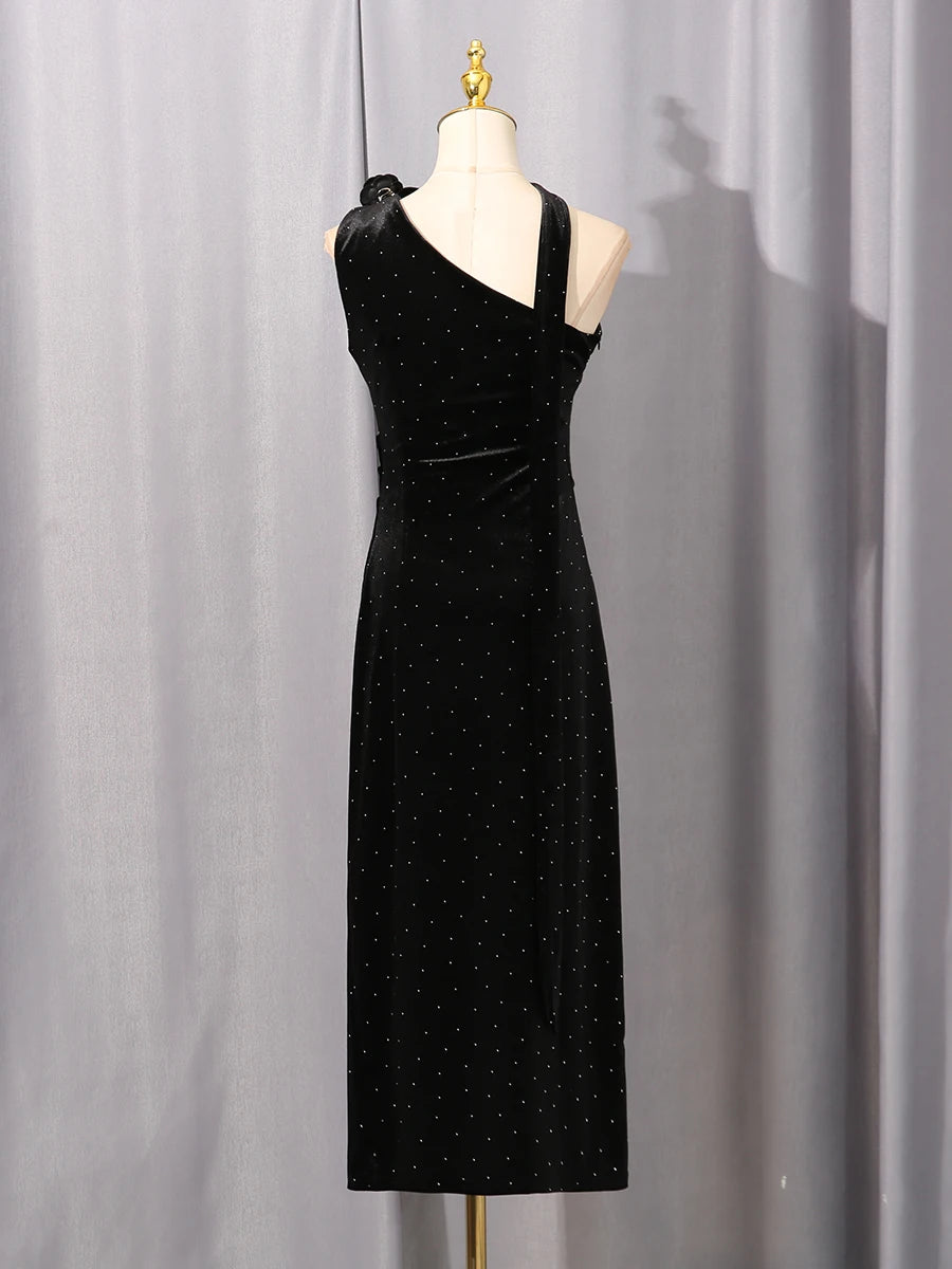 Spliced Ribbon Elegant Dresses