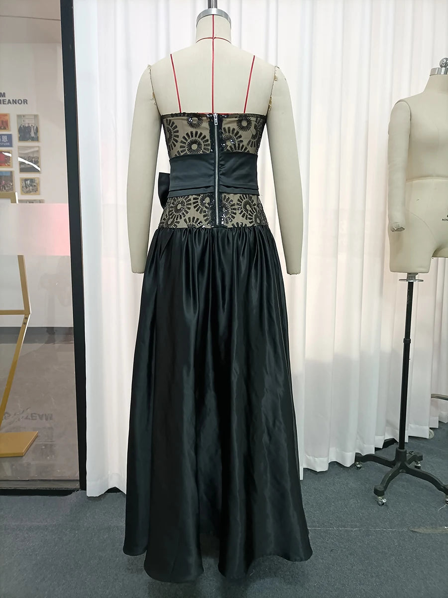 Spliced Sequins Dresses