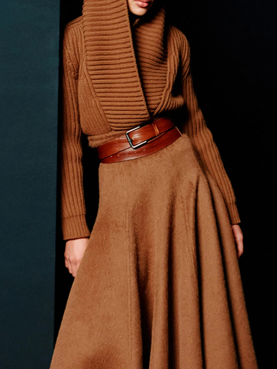 Hat-Attached Sweaters for Women