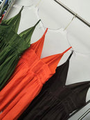 Printing Loose Spliced Dresses