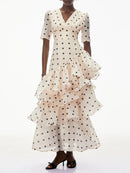 Hit Color Dot Dresses