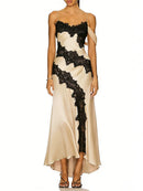 Spliced Lace Dresses