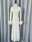 Spliced Bead Dresses
