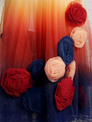 Spliced Diamonds Appliqués Dress