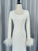 Spliced Bead Dresses