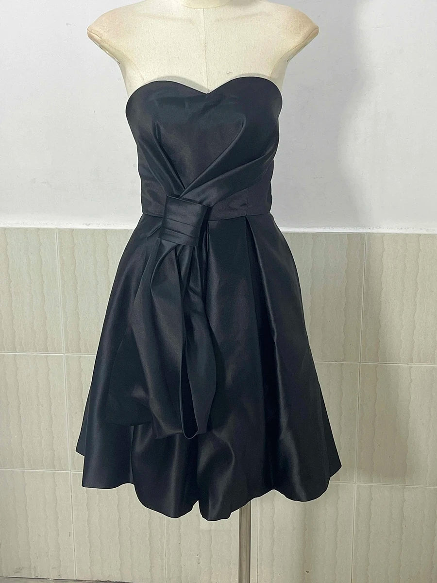 Strapless Sleeveless Tunic Dress