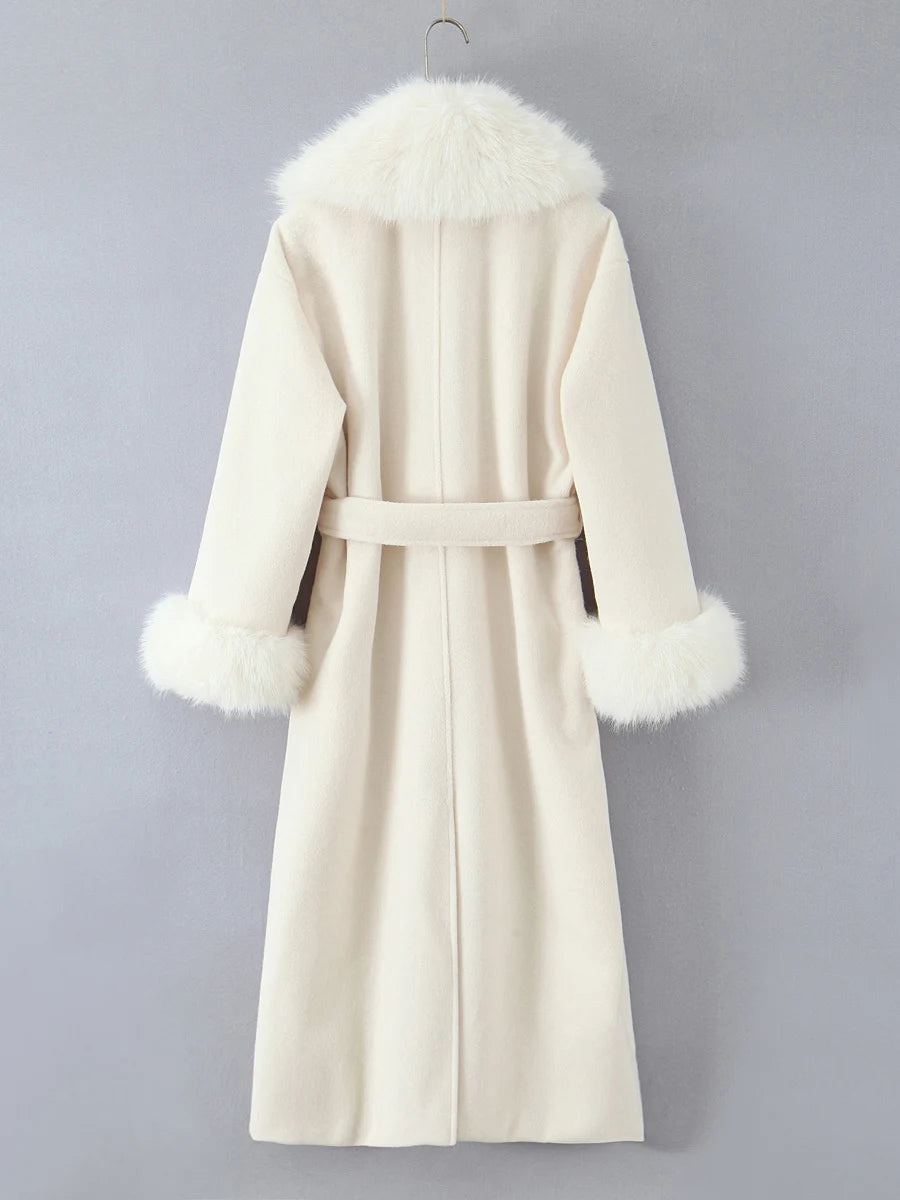 Fur Trimmed Coat