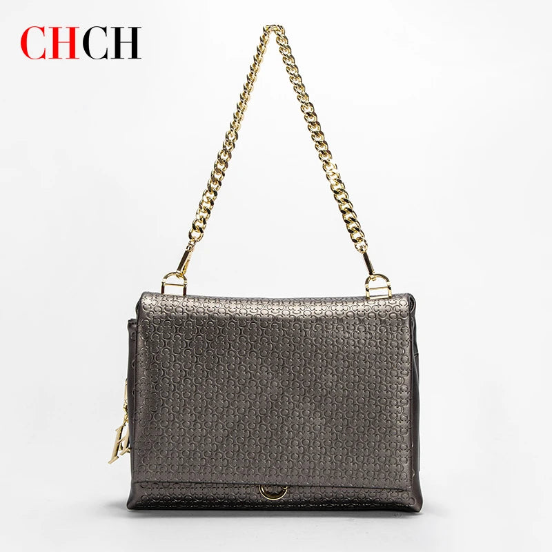 Classic Printed Shoulder Handbag