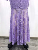 Sheer Spliced Lace Dresses