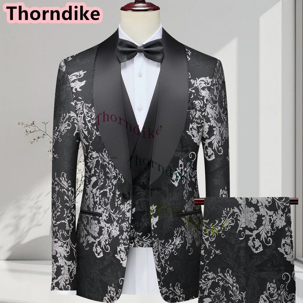 Formal Men's Suits Blazer Pants