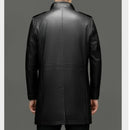 Men’s Cow Leather Trench Coat