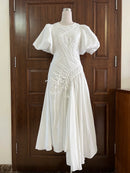 Spliced Folds Dresses