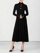 Metal Buttons Basics Dresses