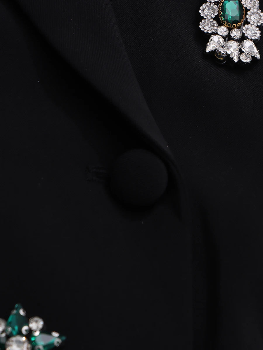 Spliced Bead Luxurious Blazers