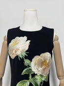 Spliced 3D Flower Dress