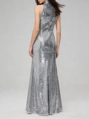 Spliced Sequins Dresses