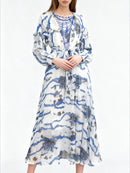 Hit Color Spliced Striped Dresses