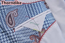 Men Suits 3 Piece Houndstooth Suit