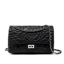 Camellia Pattern Chain Crossbody Bags