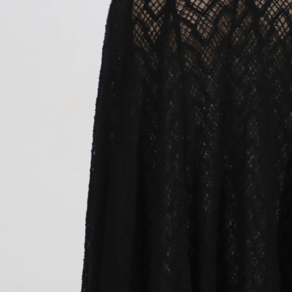 Spliced Sheer Dresses
