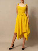 Spliced Folds Dresses