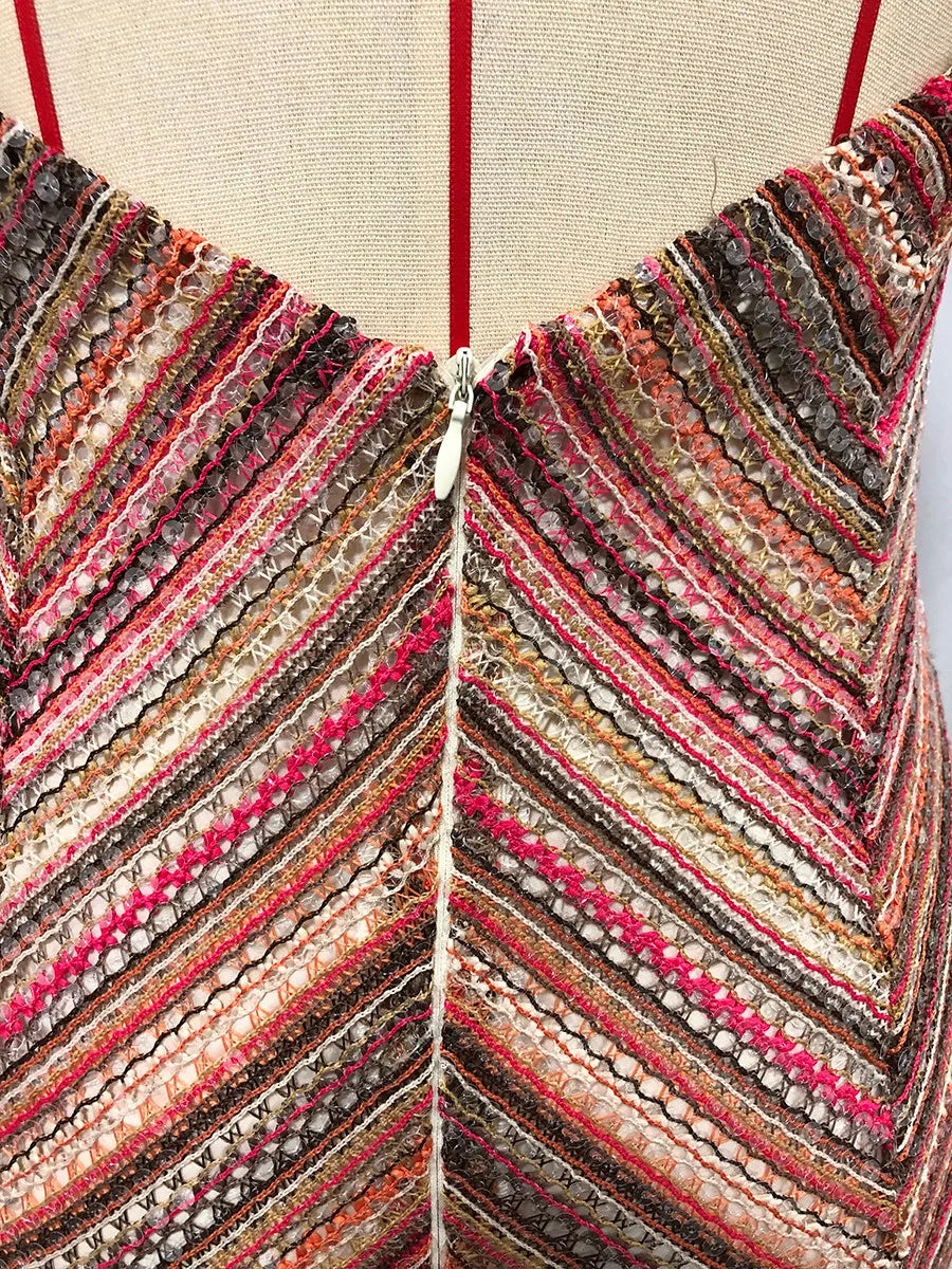 Backless Tunic Sequins Dress