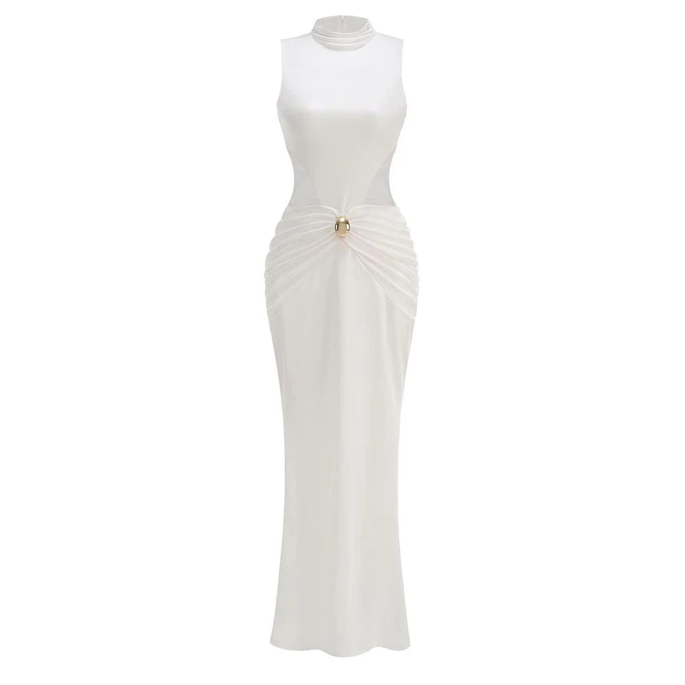 Hollow Out Solid Dresses for Women